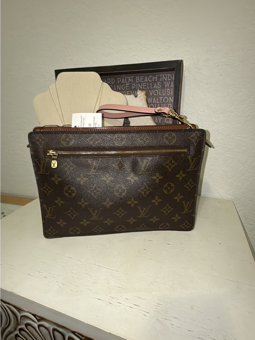 Vintage Louis Vuitton monogram Angian shoulder bag authenticated !! - Picture 4 of 16